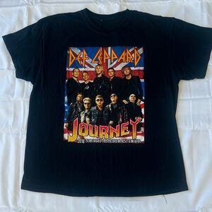vintage Def Leppard band tour t-shirt